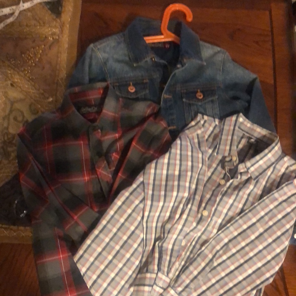 Sovereign code, three pieces, one jacket and two shirts